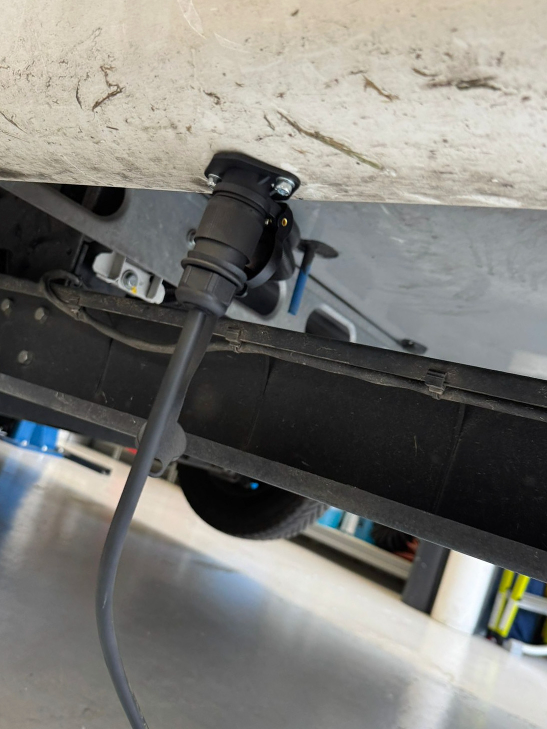 Der Camper wird vorbereitet