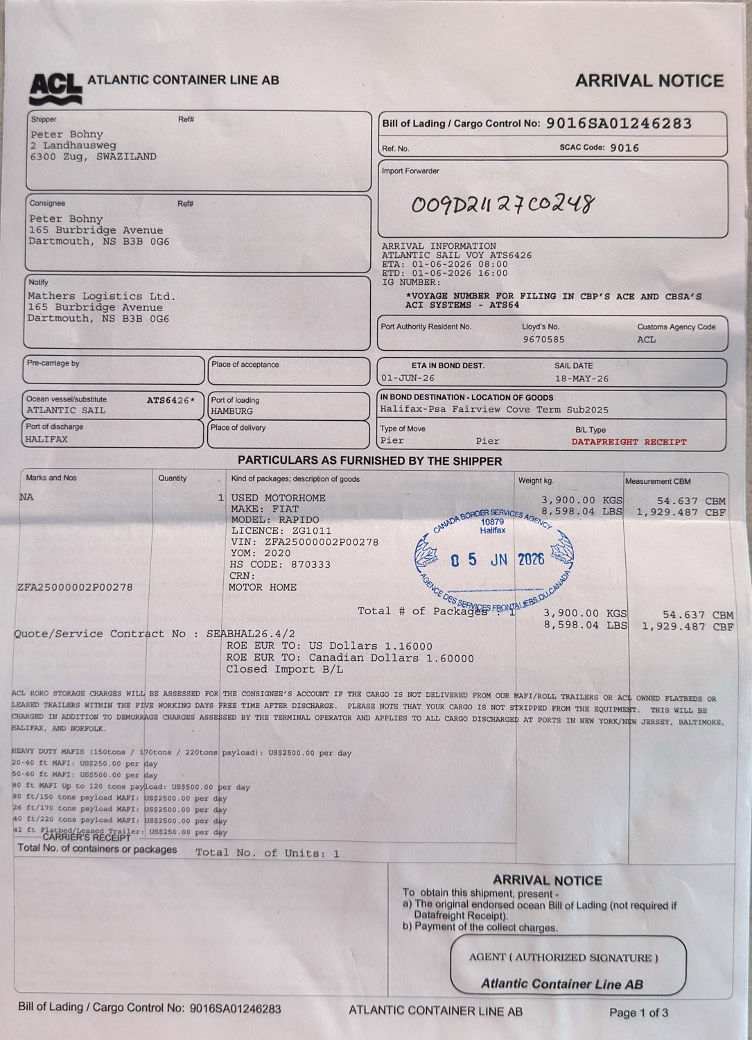 Das entscheidend Dokument...